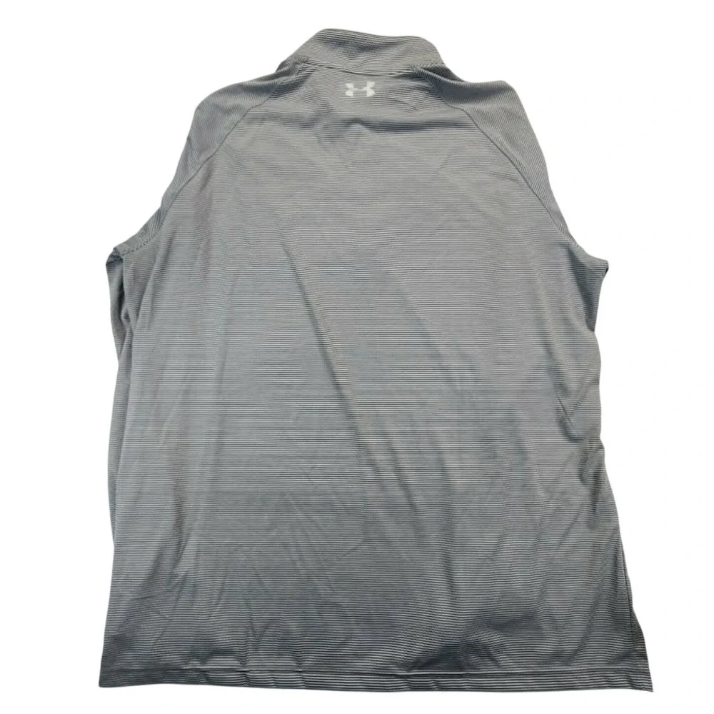 Under Armour Southern Comfort HeatGear Gray Striped Mens 2XL Pullover 1/4 Zip UA